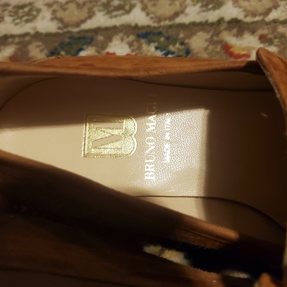 BRUNO MAGLI Simona Loafer In Cognac Suede - Picture 6 of 9